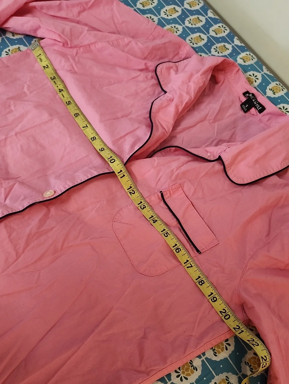 J.Crew Mercantile Long Sleeve & Pants Cotton Pajama Set Pink